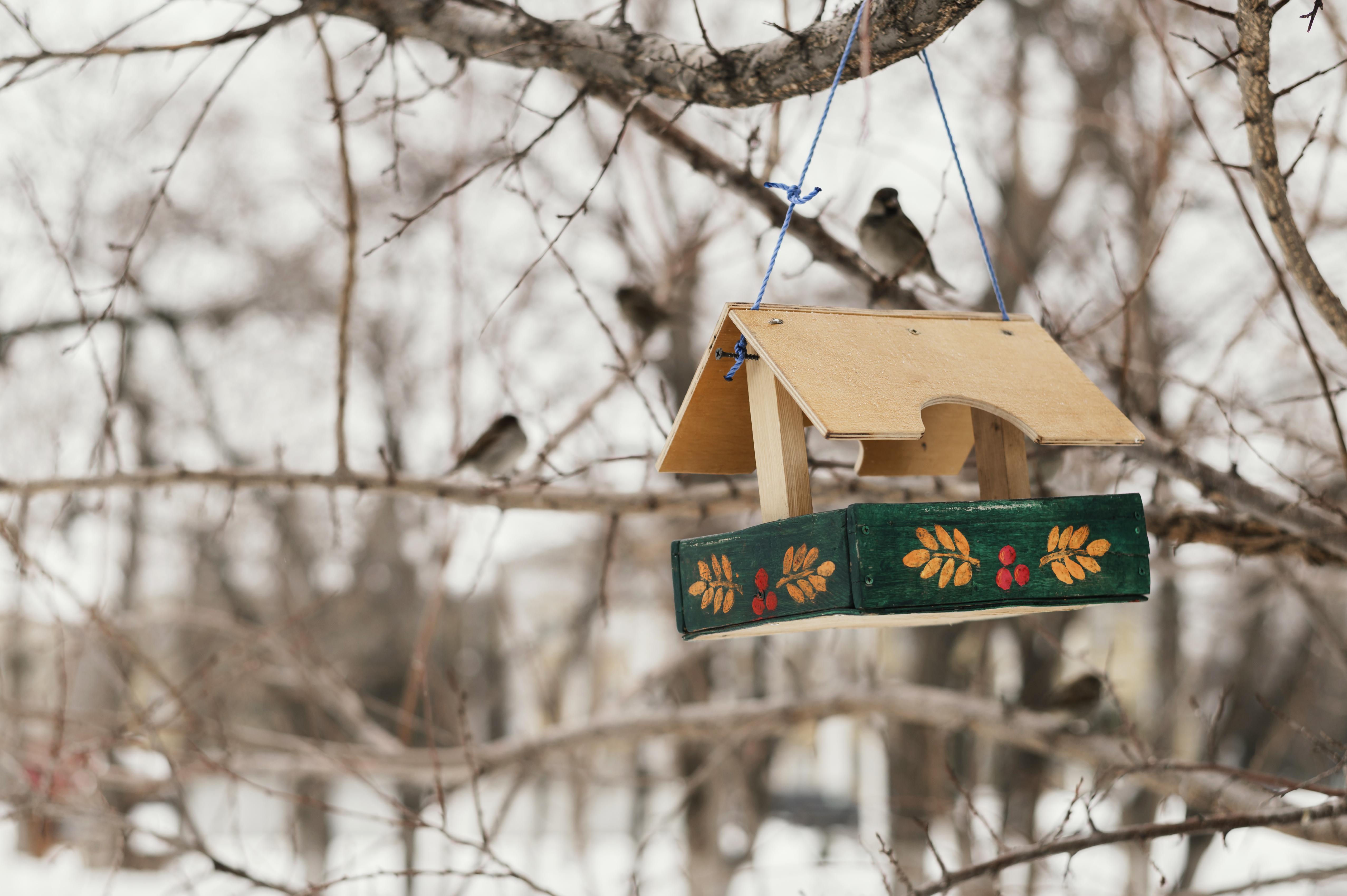 Vintage Wooden Birdhouse